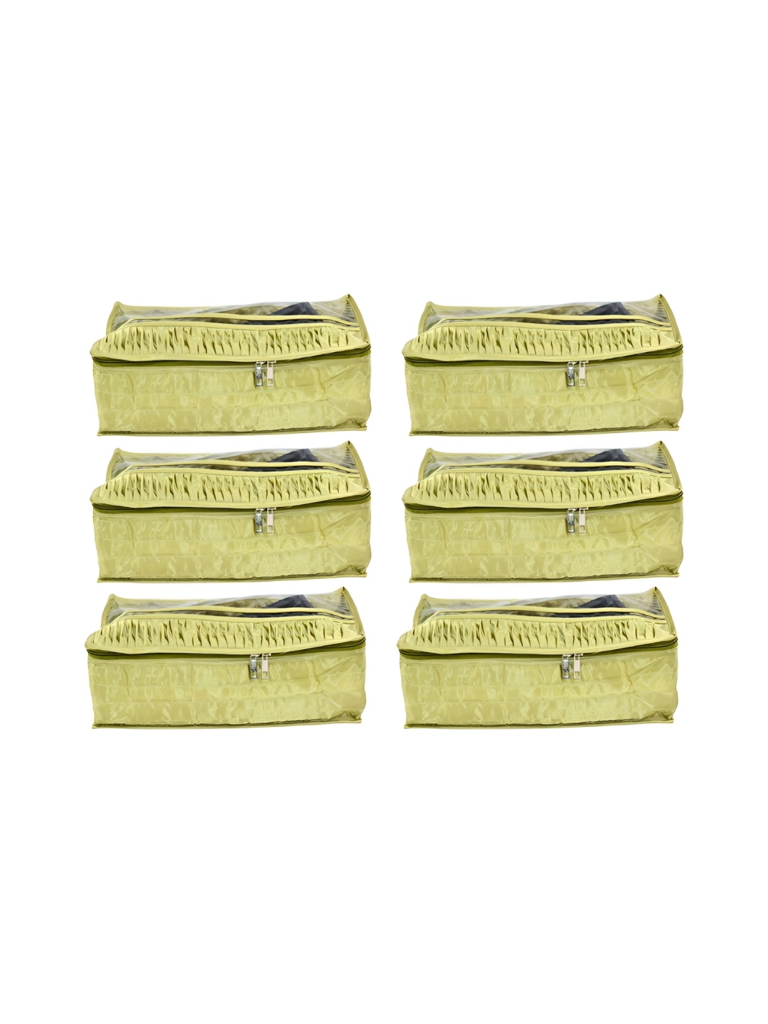 

Ajabh Green 6 Pieces Water Resistant Satin Shoe Cover Bag Organisers