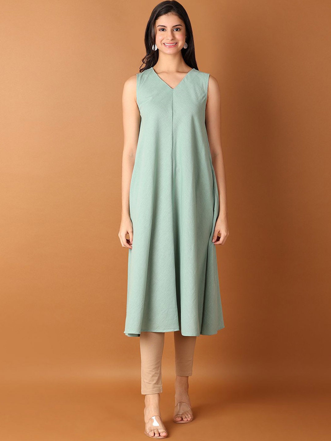 

UNLIMITED Women Kurta, Green