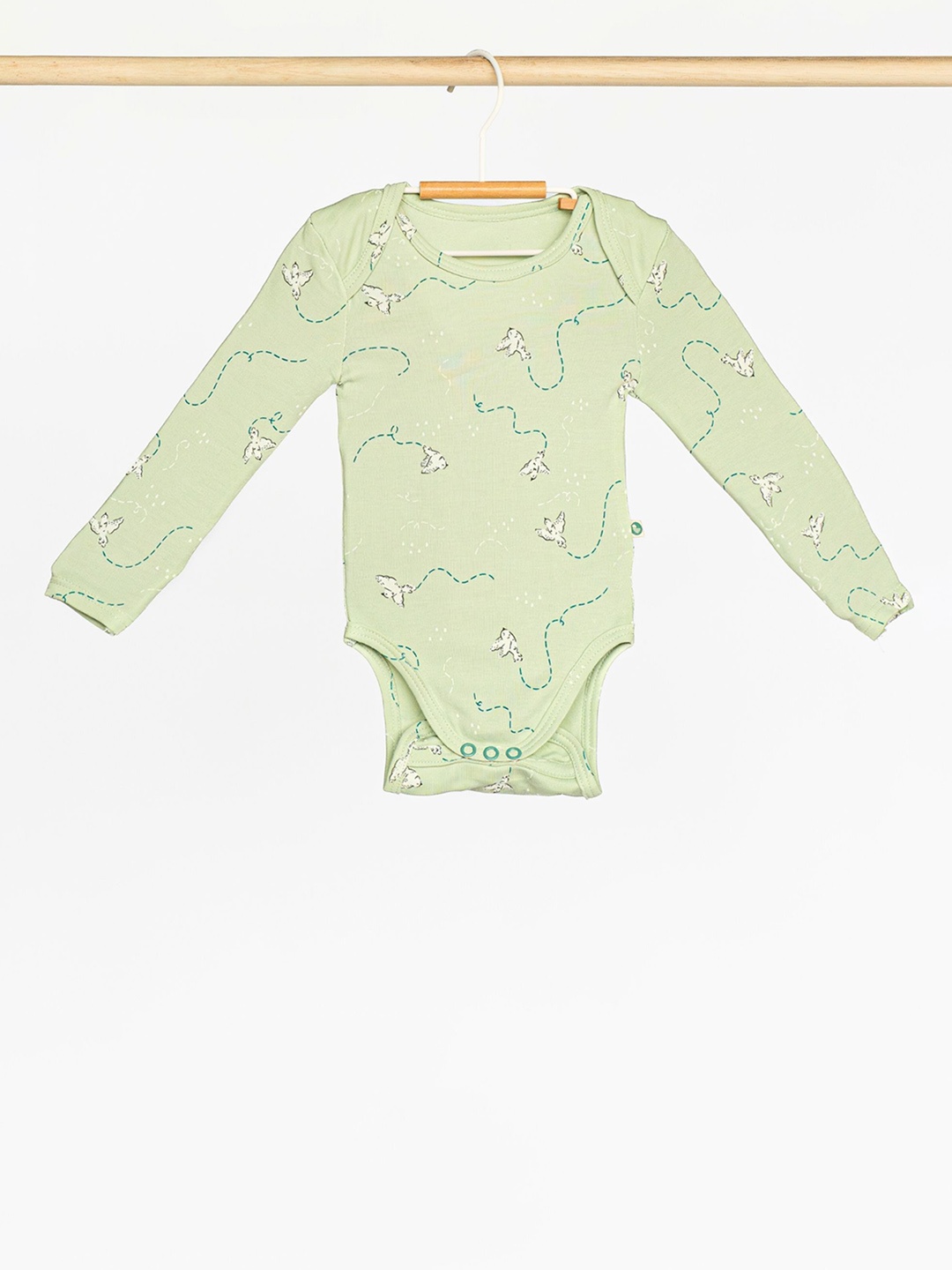 

cocoon care Infants Printed Bodysuit, Green