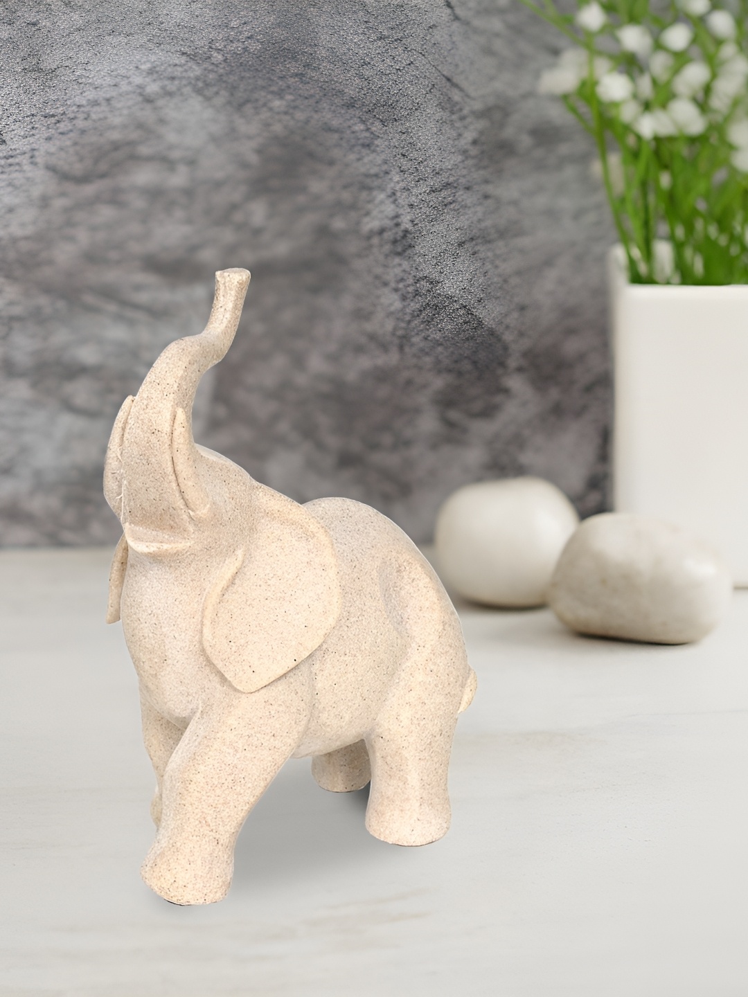 

Cortina Resin Elephant Statue Showpiece, Brown