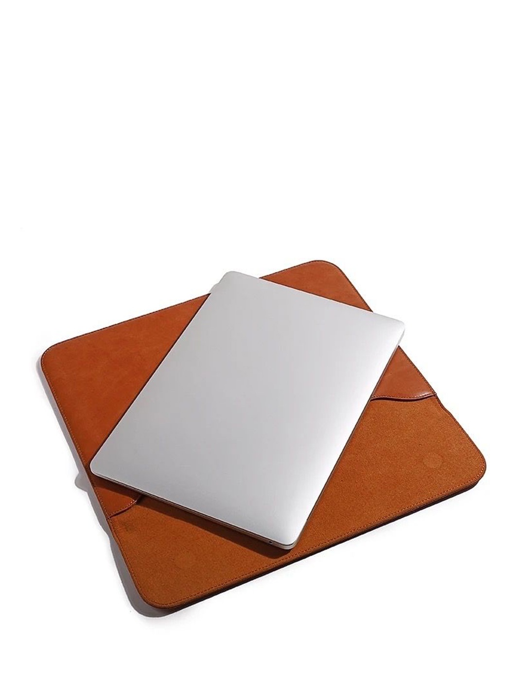 

Abelardo De Moda Leather Laptop Sleeve, Tan