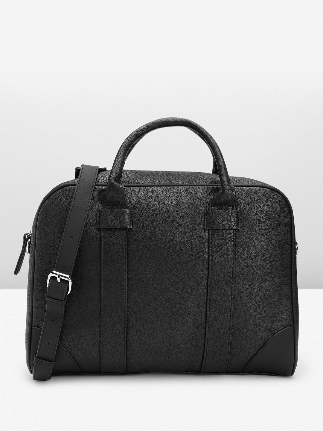

MANGO MAN Structured Laptop Bag - 16 Inches, Black