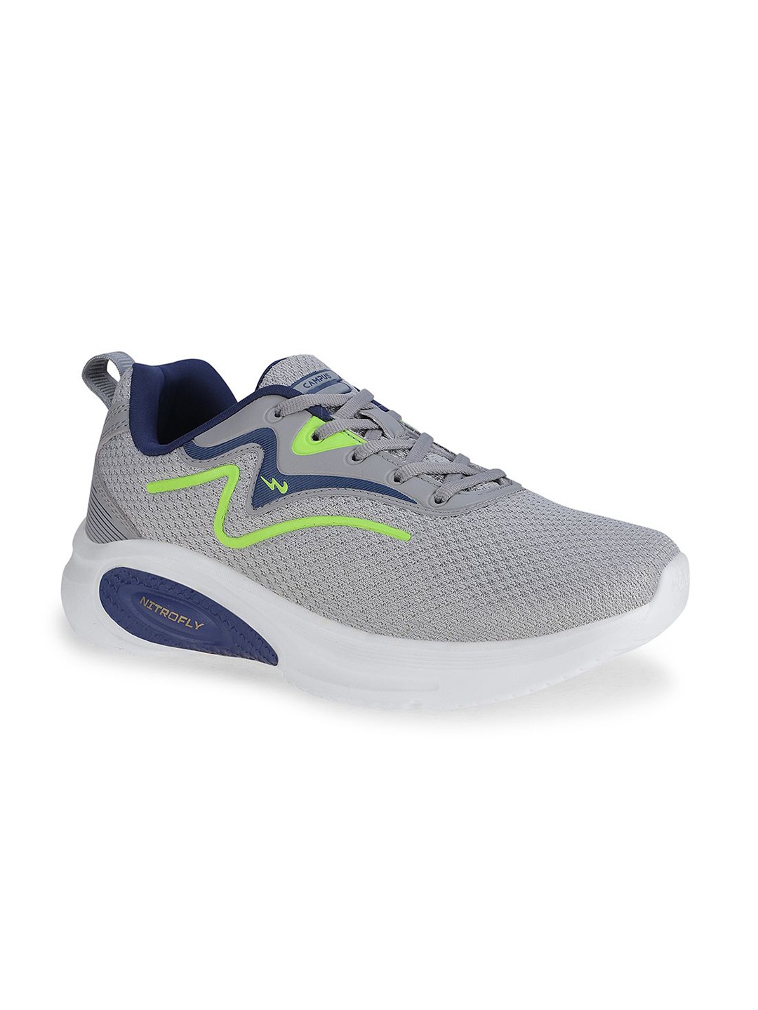 

Campus Men Mesh Running Non-Marking Shoes, Grey