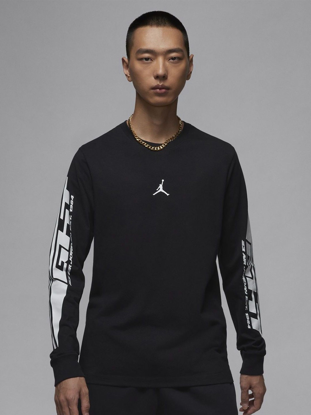 

Nike Men Jordan MVP Long-Sleeve T-Shirt, Black