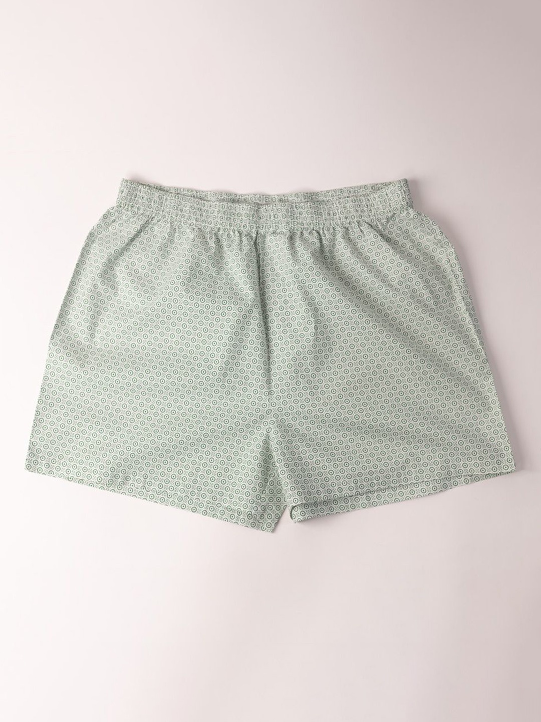 

Sizeupp Men Plus Size Printed Cotton Boxers 10023012080208, Green