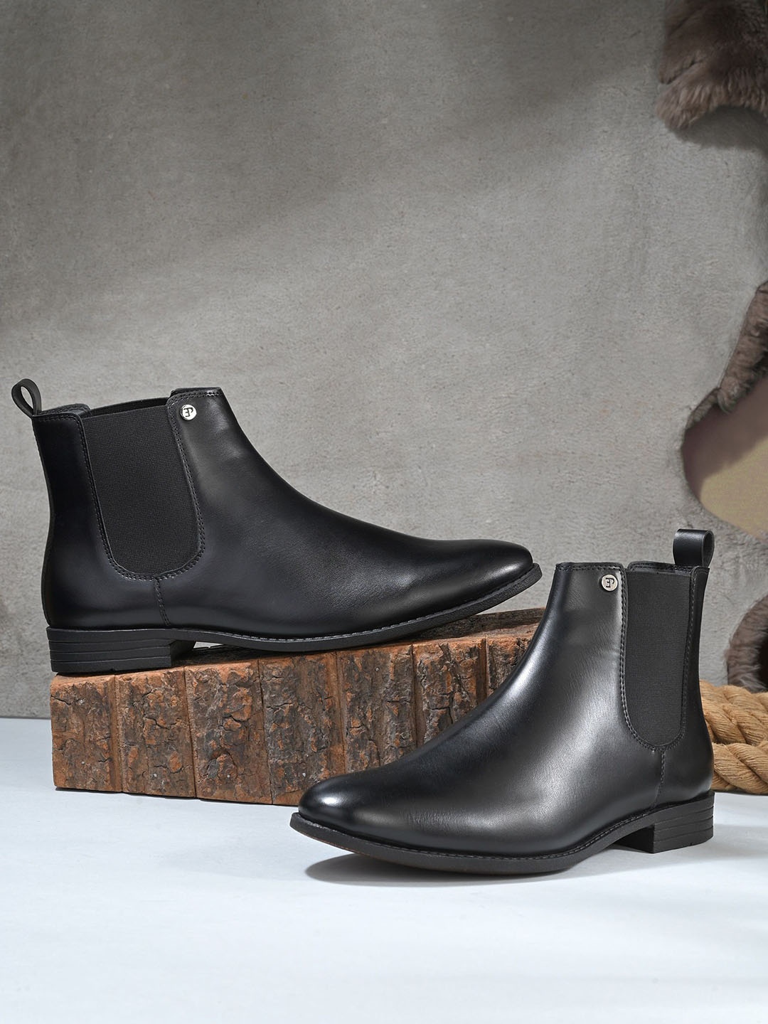 

El Paso Men Chelsea Boots, Black