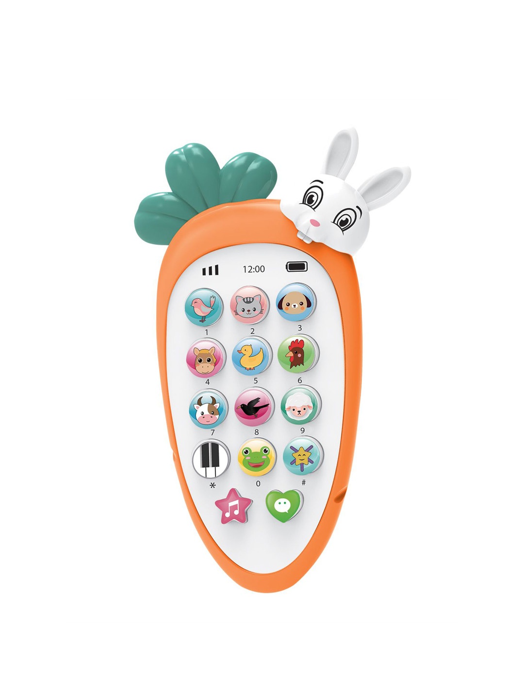 

Baby Moo Kids Musical Mobile With Songs & LED Lights, Orange
