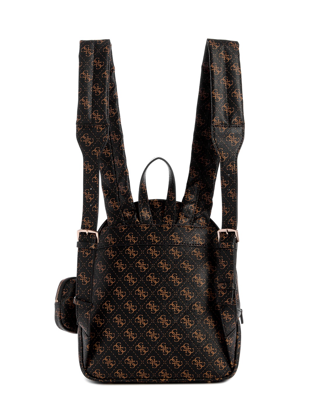 

GUESS Women Typography Backpack, Brown