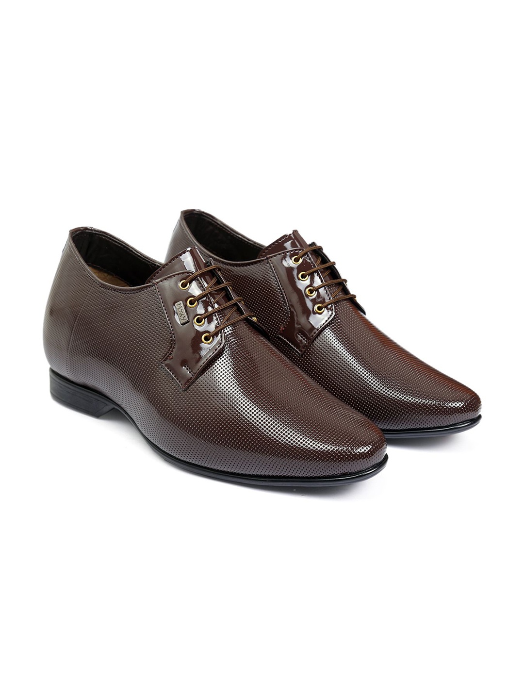 

Bxxy Men Textured Formal Derbys, Brown