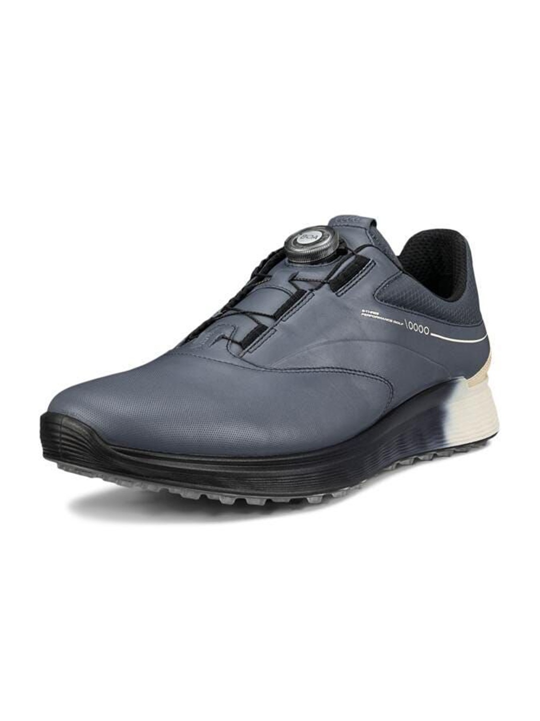 

ECCO Men S-Three Leather Golf Non-Marking Shoes, Blue