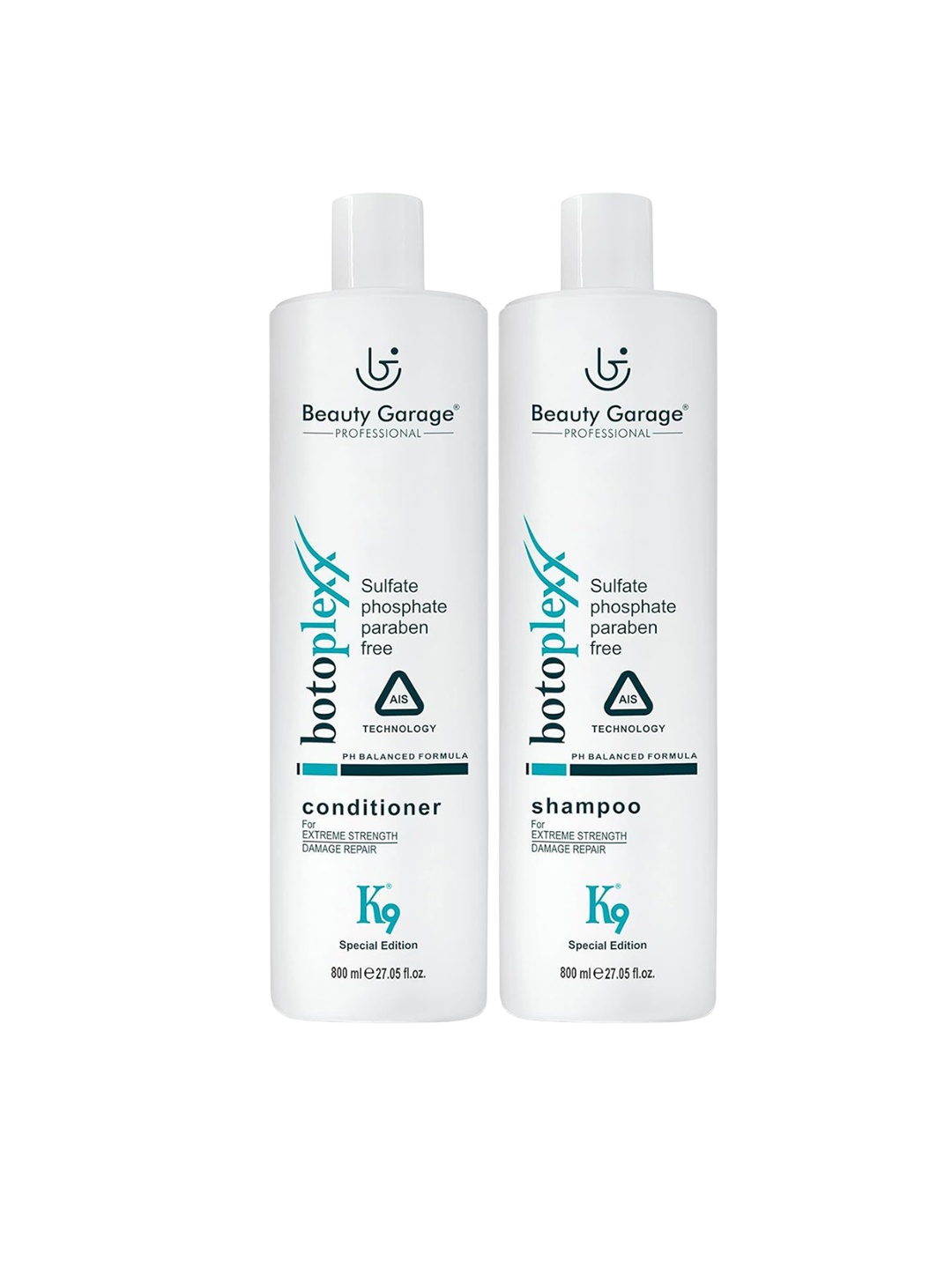 

Beauty Garage Botoplexx K9 Special Edition Shampoo & Conditioner -800 ml Each, White