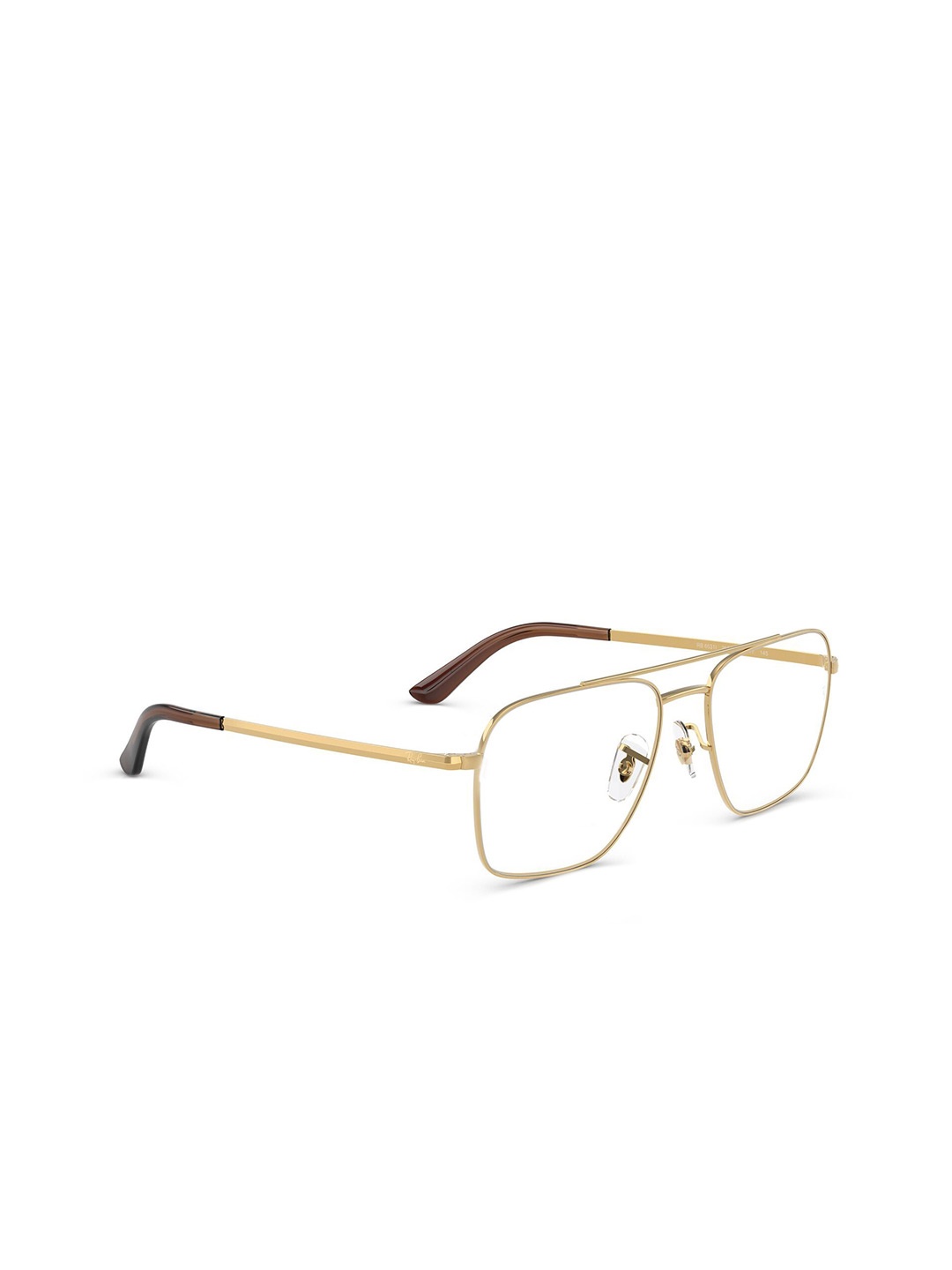 

Ray-Ban Unisex Full Rim Square Frames, Gold