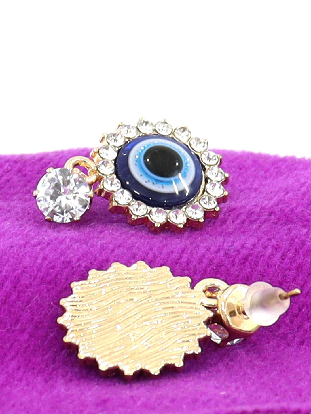 

KRENOZ Stainless Steel Classic Drop Earrings, Blue