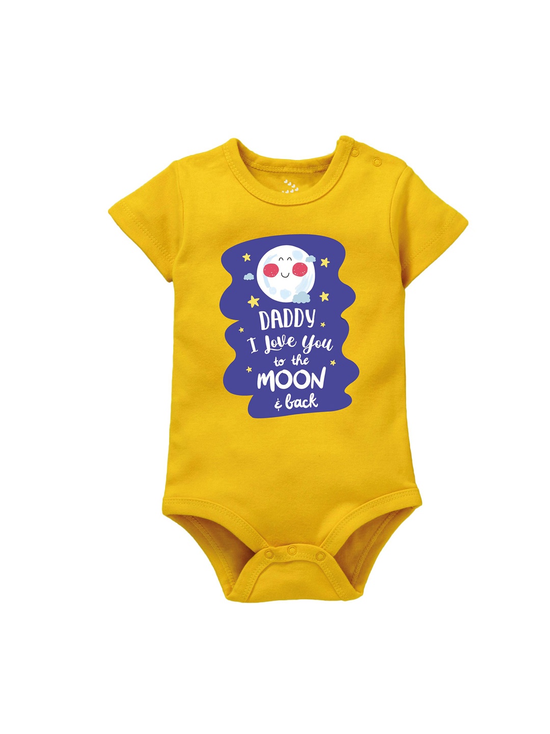 

Zeezeezoo Kids Printed Pure Cotton Bodysuit, Yellow