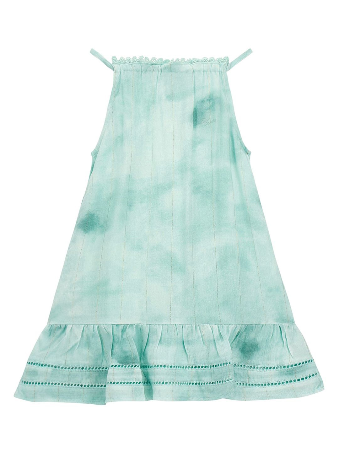 

GUESS kids Girls Dyed Shoulder Straps A-Line Midi Dress, Blue