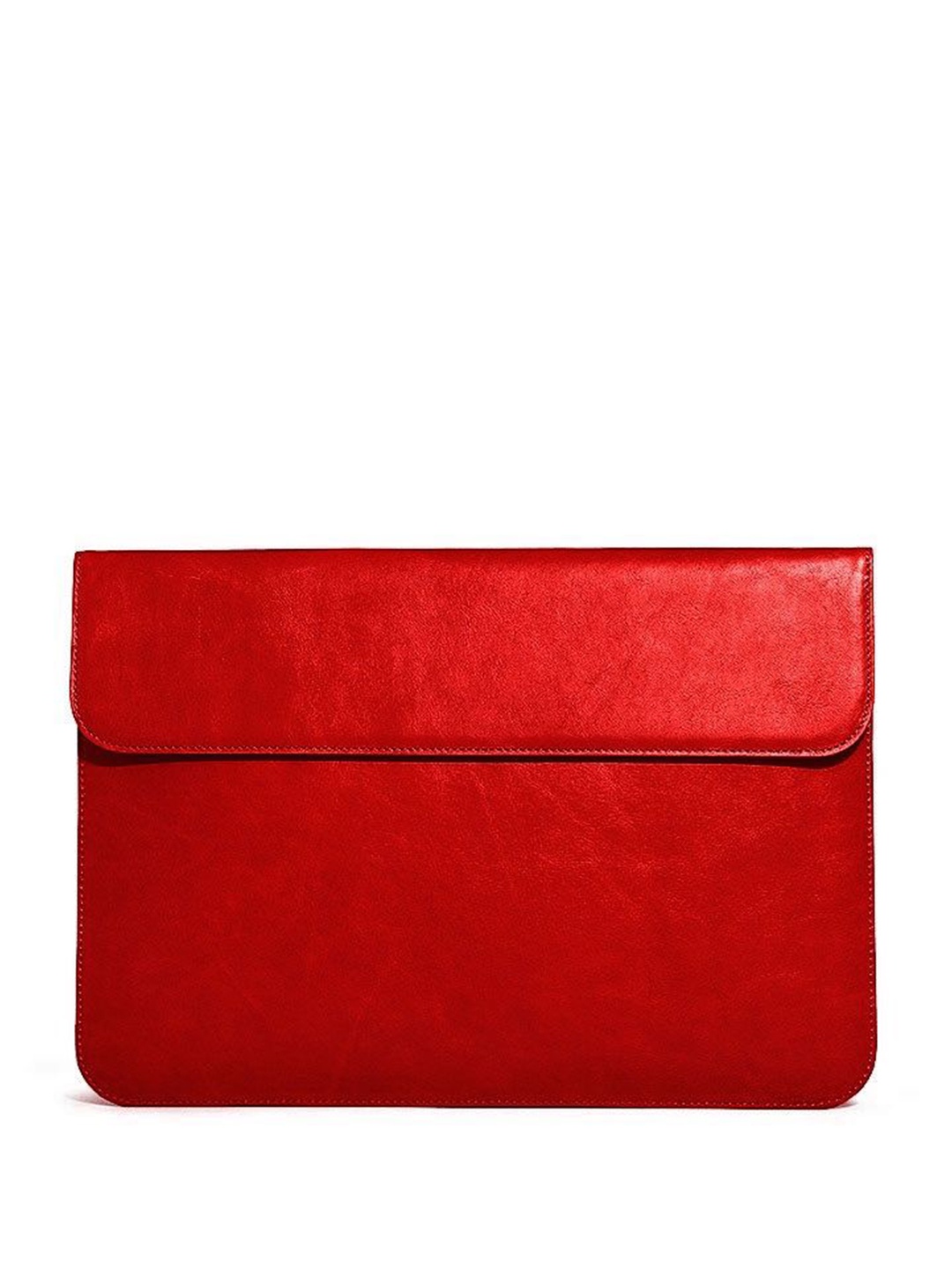 

Abelardo De Moda Unisex Leather Laptop Sleeve, Red