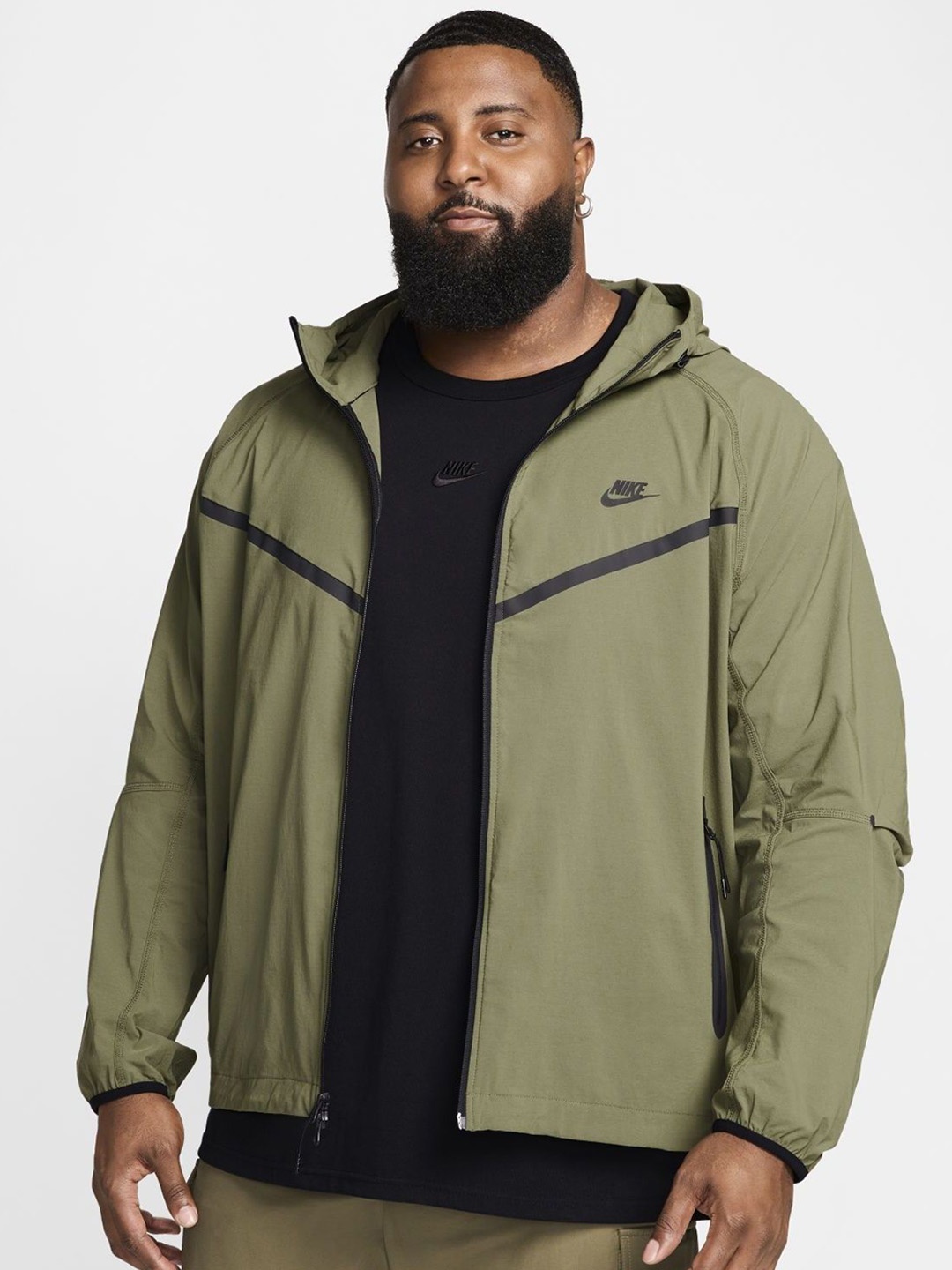 

Nike Tech Windrunner Men's Woven Full-Zip Jacket, Green