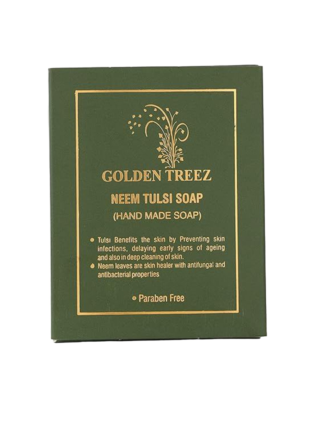 

Golden Treez Neem Tulsi Glycerine Soap- 115 ml, Green