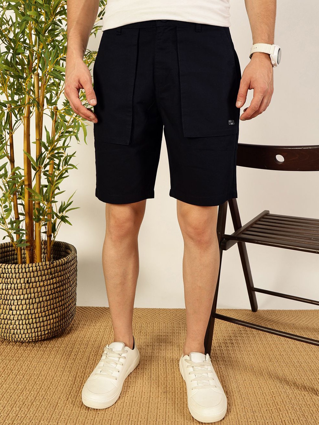 

Thomas Scott Men Shorts, Navy blue