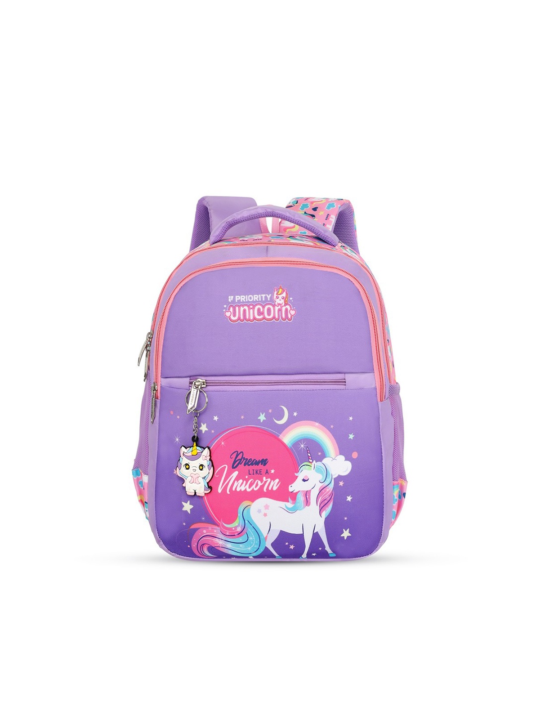 

Priority Kids Graphic Printed Backpack, Lavender