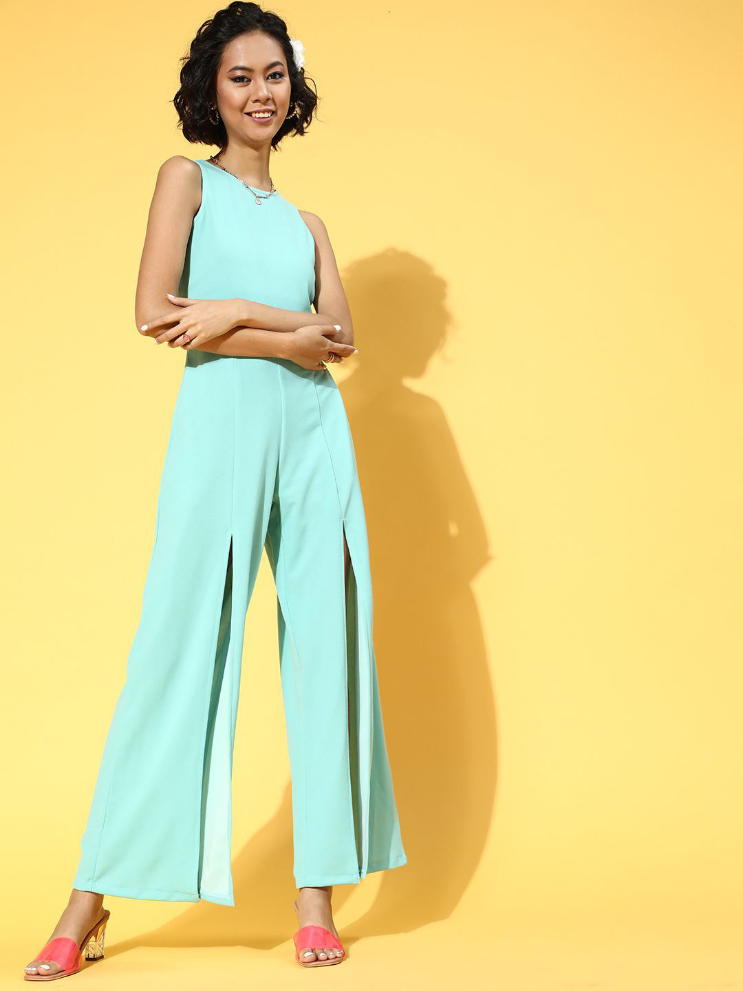 

Athena Women Basic Jumpsuit, Blue