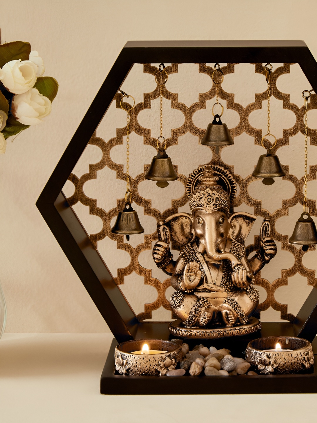 

Home Centre Gold-Toned Religious Idol Showpiece