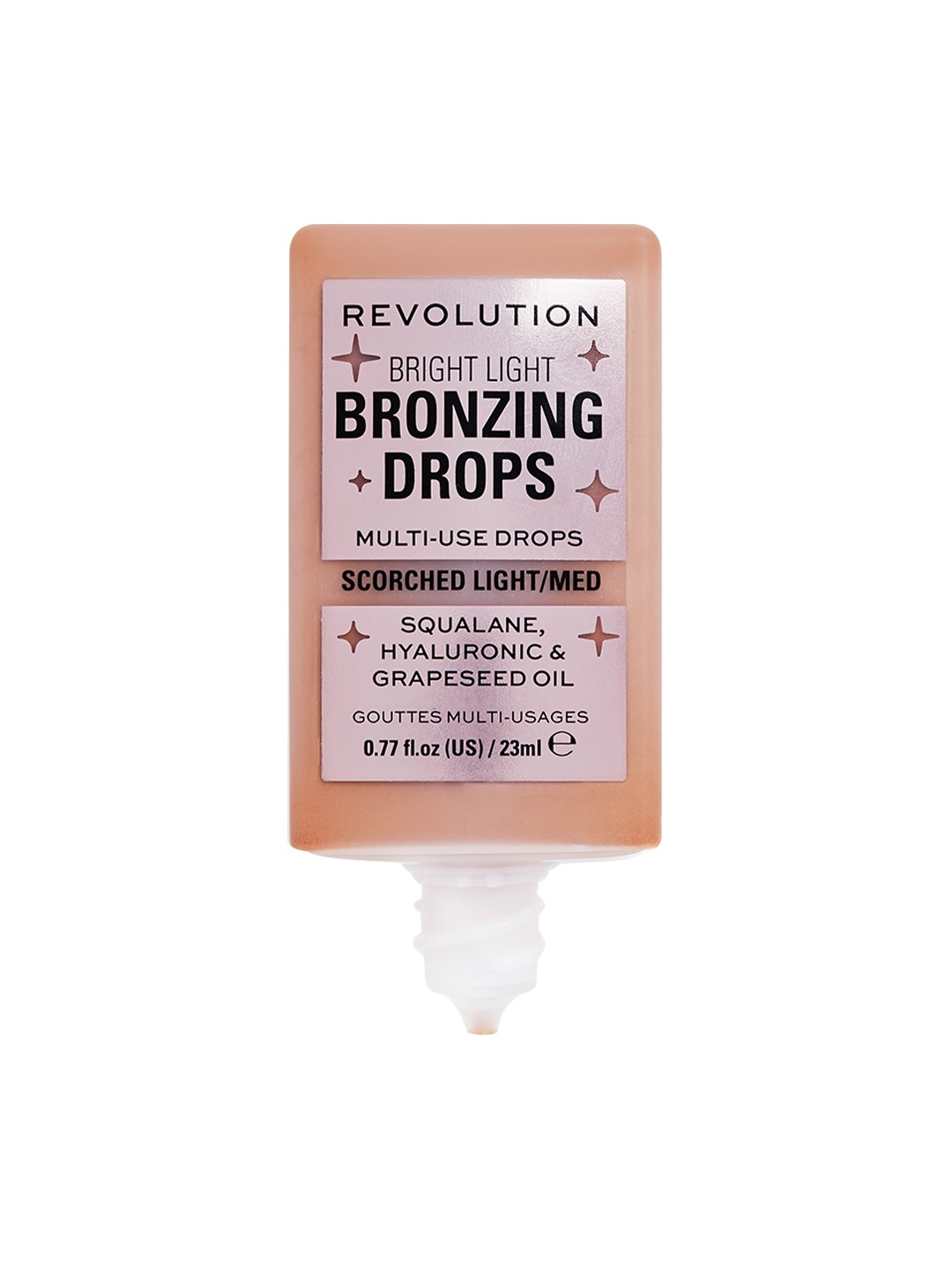 

Makeup Revolution London Bright Light Blush Drops 23ml - Bronze Scorched, Brown