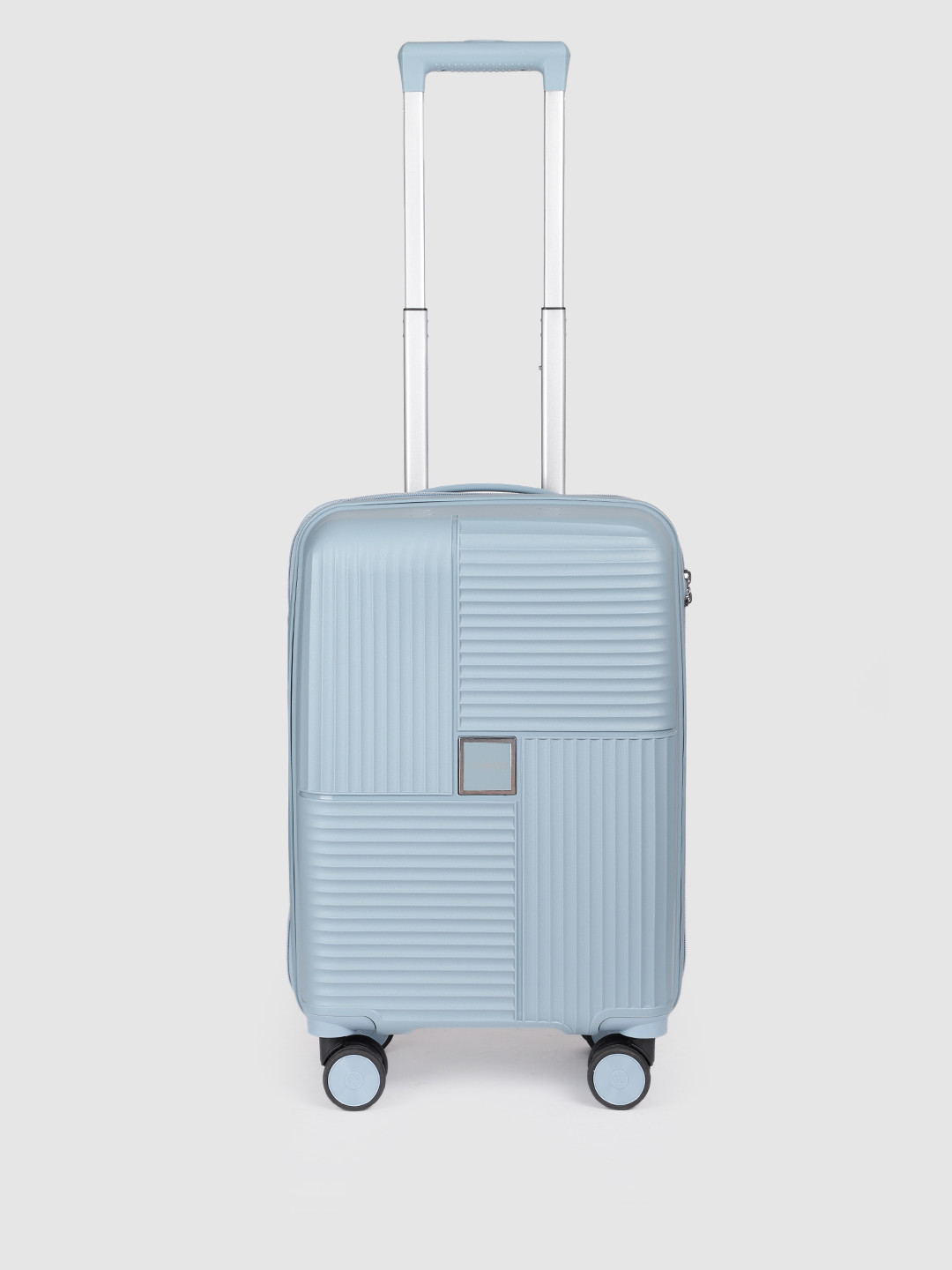 

Teakwood Leathers Gear 360-Degree Rotation Hard-Sided Cabin-Sized Trolley Bag 38L, Blue