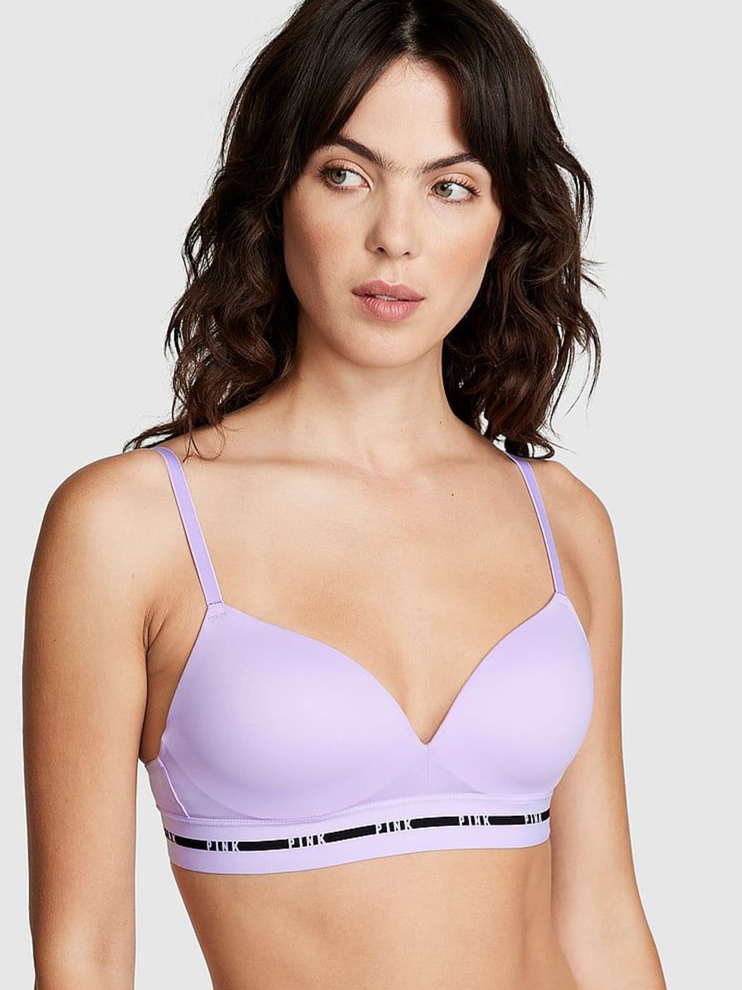 

Victoria's Secret Women Medium Coverage Lightly Padded T-shirt Bra, Purple