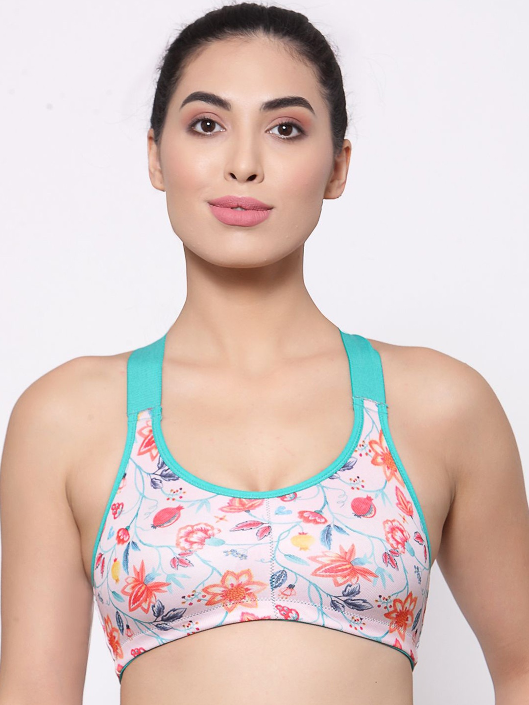 

Inner Sense Floral Bra Full Coverage, Pink