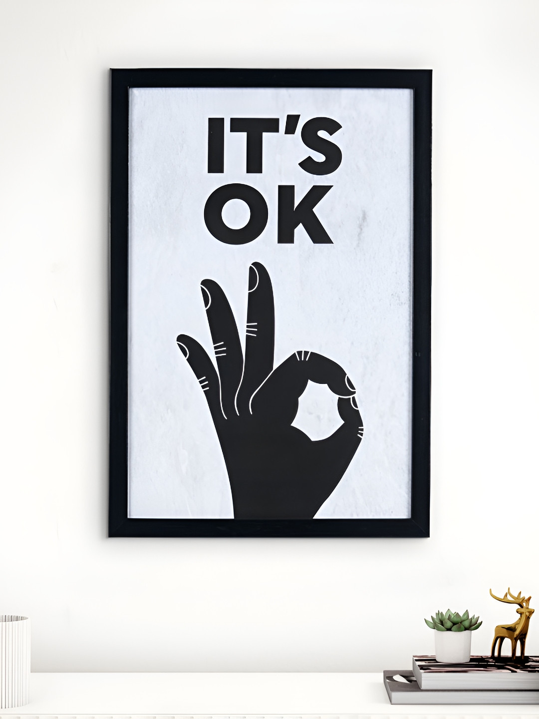 

Home Centre Spectrum Buzz White & Black Printed Wall Photo Frames