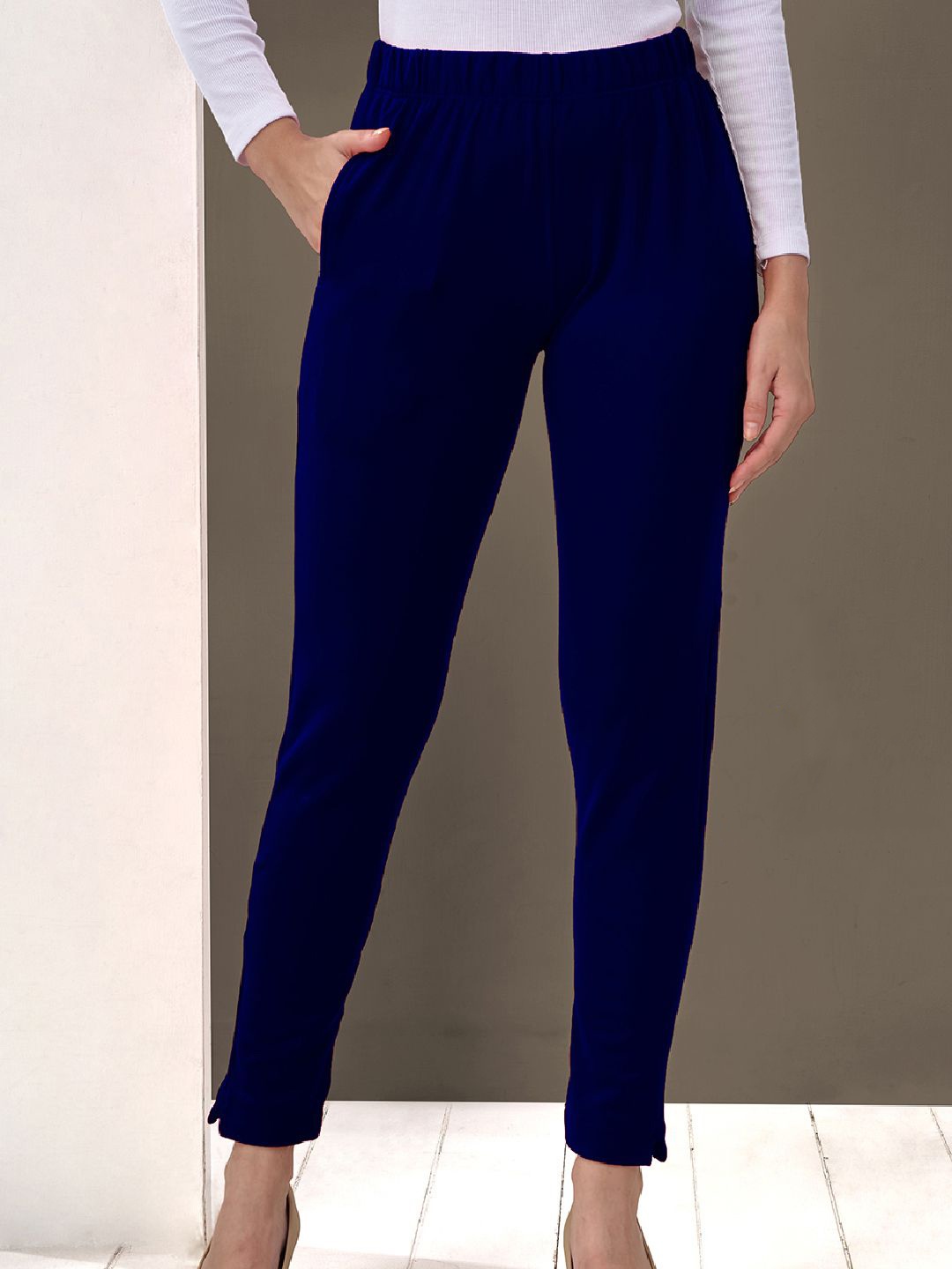 

LYRA Women Winter Fleeced Lined Trousers, Blue