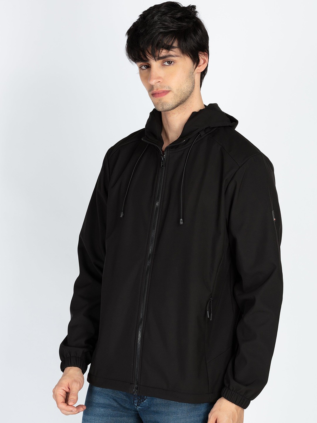 

Status Quo Men Hooded Tailored Jacket, Black