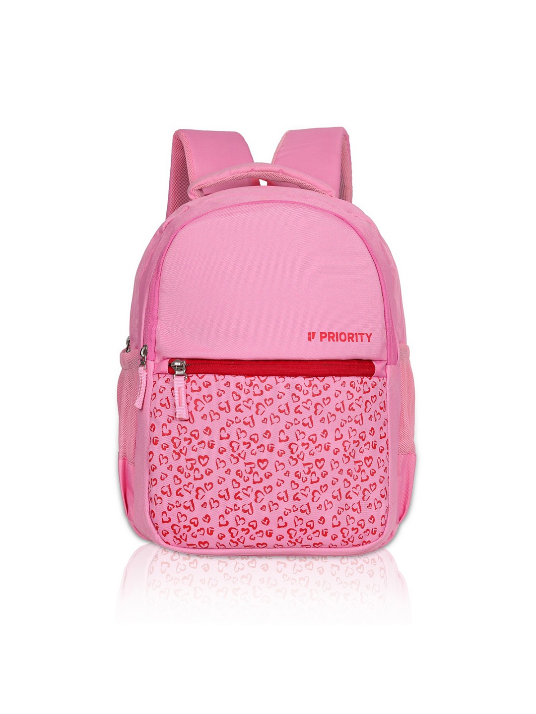 

Priority Kids Printed Ergonomic Backpack, Pink