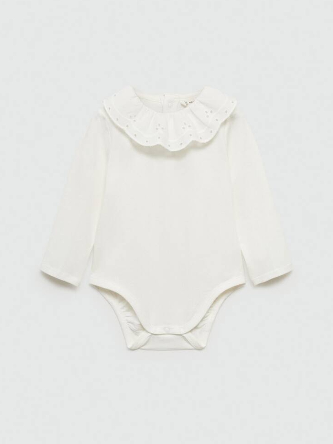 

Mango Kids Infant Schifflli Romper, White