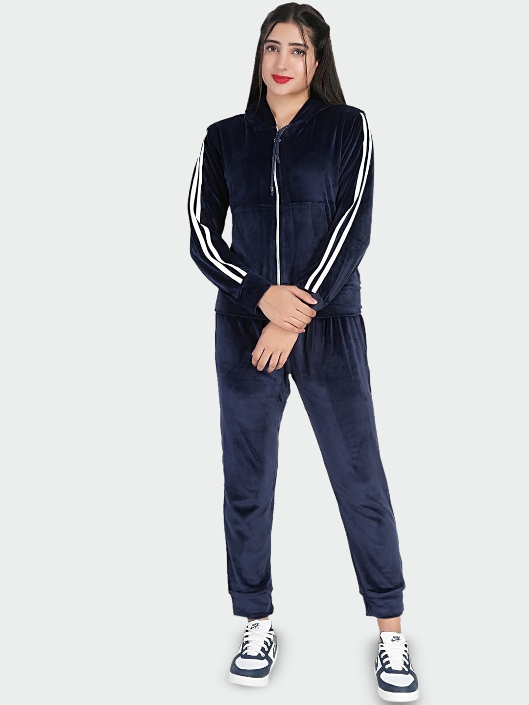 

BAESD Hooded Sweatshirt With Joggers, Blue