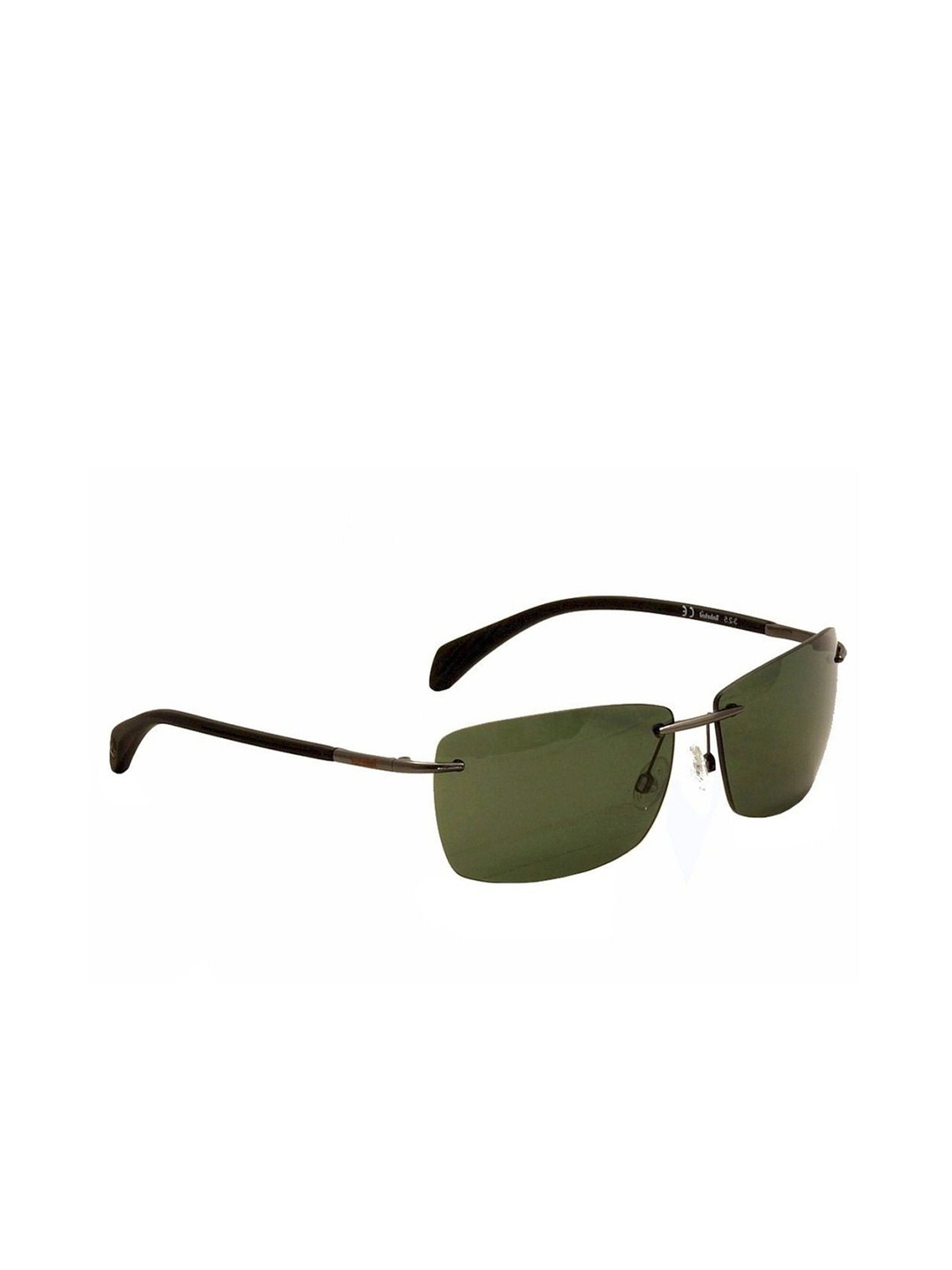 

Timberland Unisex Rectangle UV Protective Sunglasses TB9009 61 08R, Black