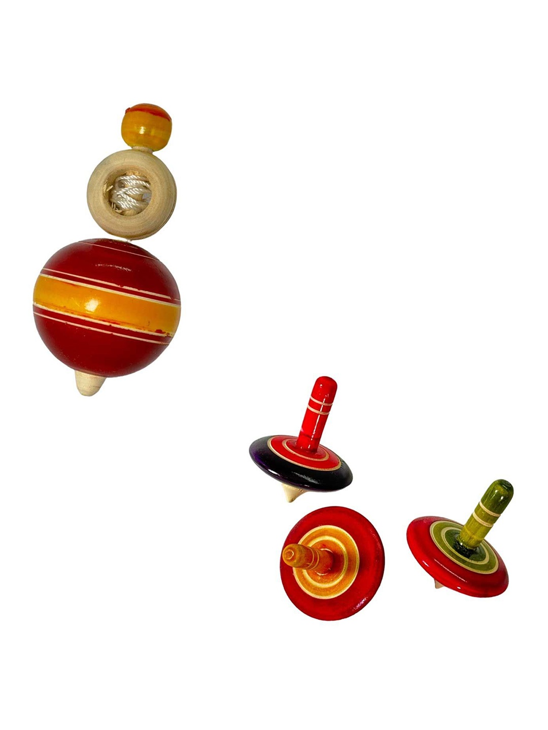 

LITTLE GINNIE Firkani Combo Activity Toys and Games, Red