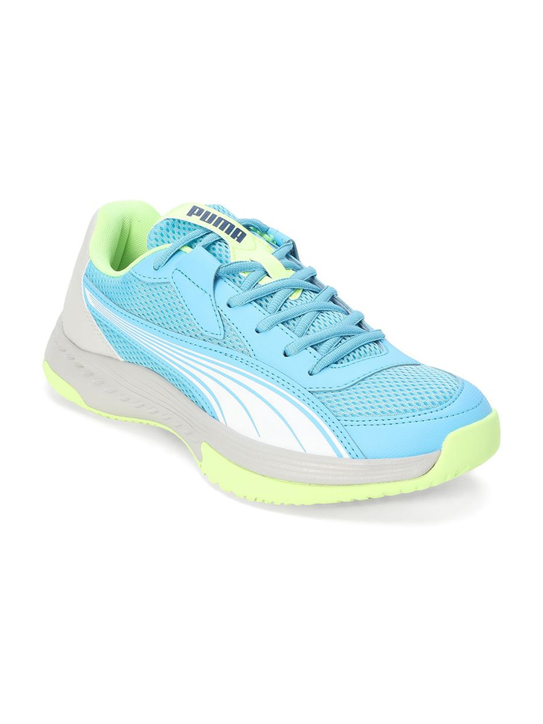 

Puma Unisex Badminton Rally Lace-Ups Indoor Sports Shoes, Blue