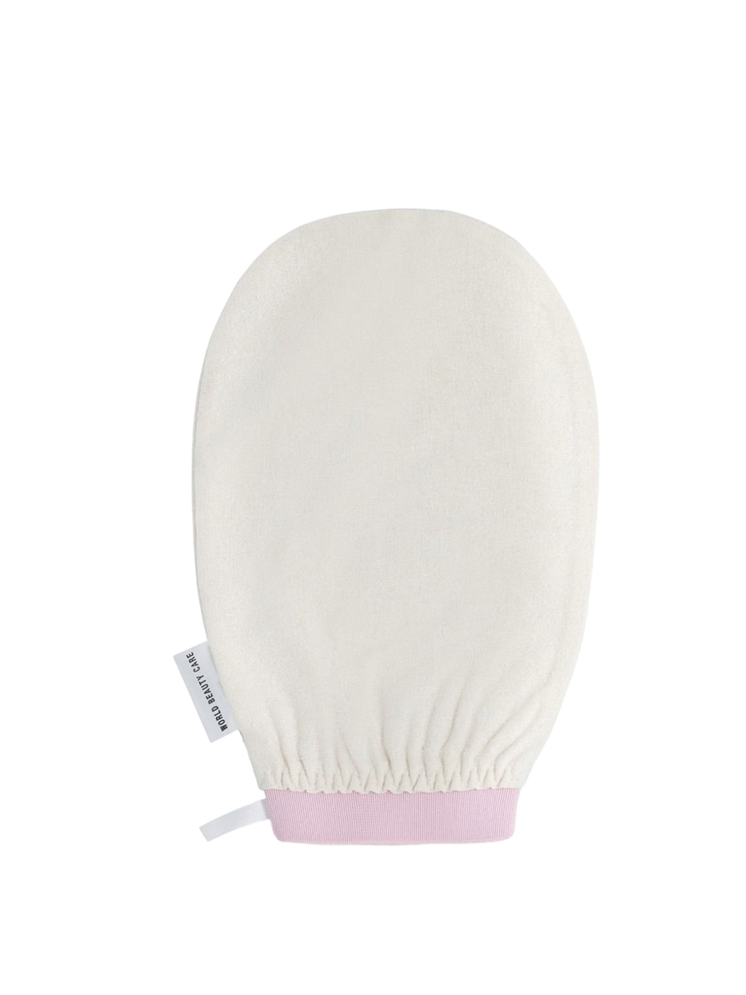 

ENLIWISH Raw Silk Exfoliating Bath Glove, White