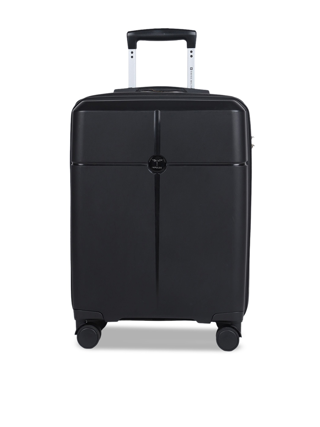 

Impulse Unisex Berlin Colorblocked Hard-Sided Cabin Trolley Bag, Black