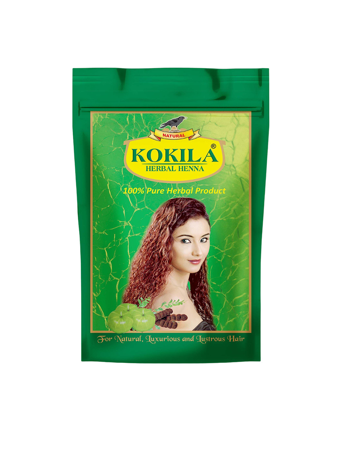 

KOKILA Natural & Herbal Henna Mehandi Powder With 6 Ayurvedic Herbs - 400 g Each - Brown