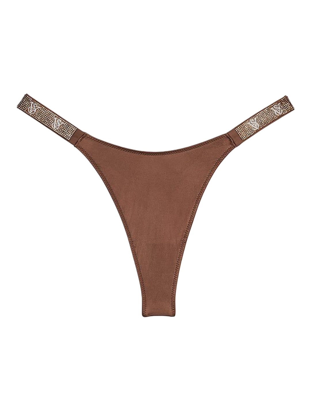 

Victoria's Secret Self Design Low Rise Thong Briefs, Brown