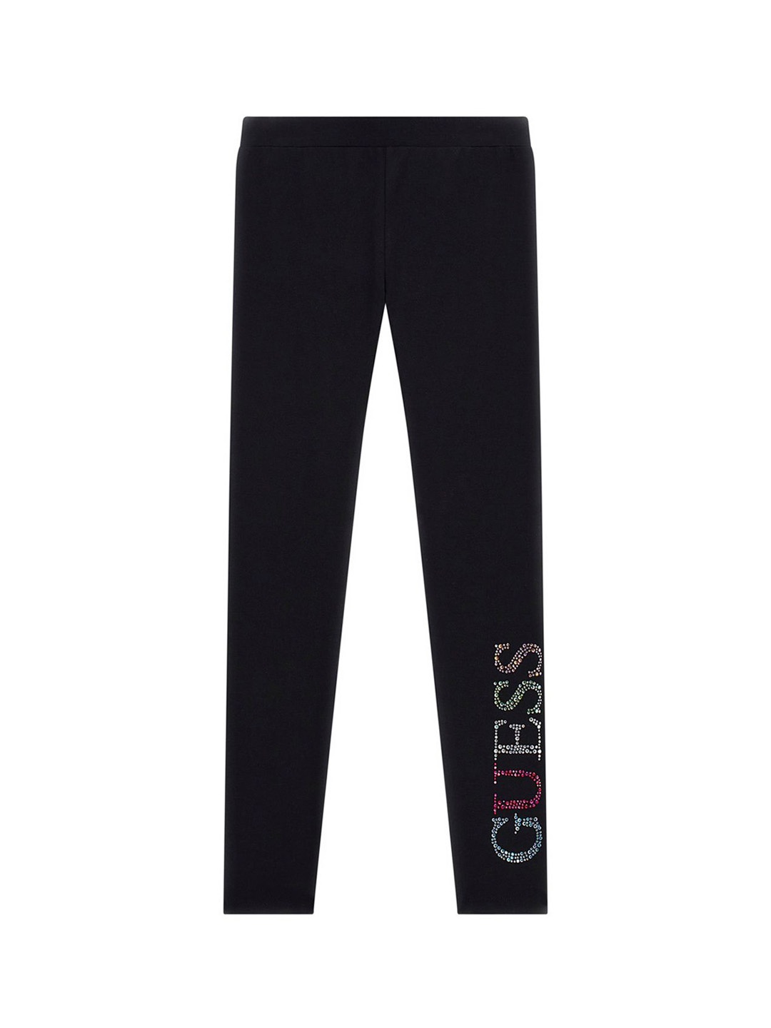 

GUESS kids Girls Mid-Rise Track Pants, Black