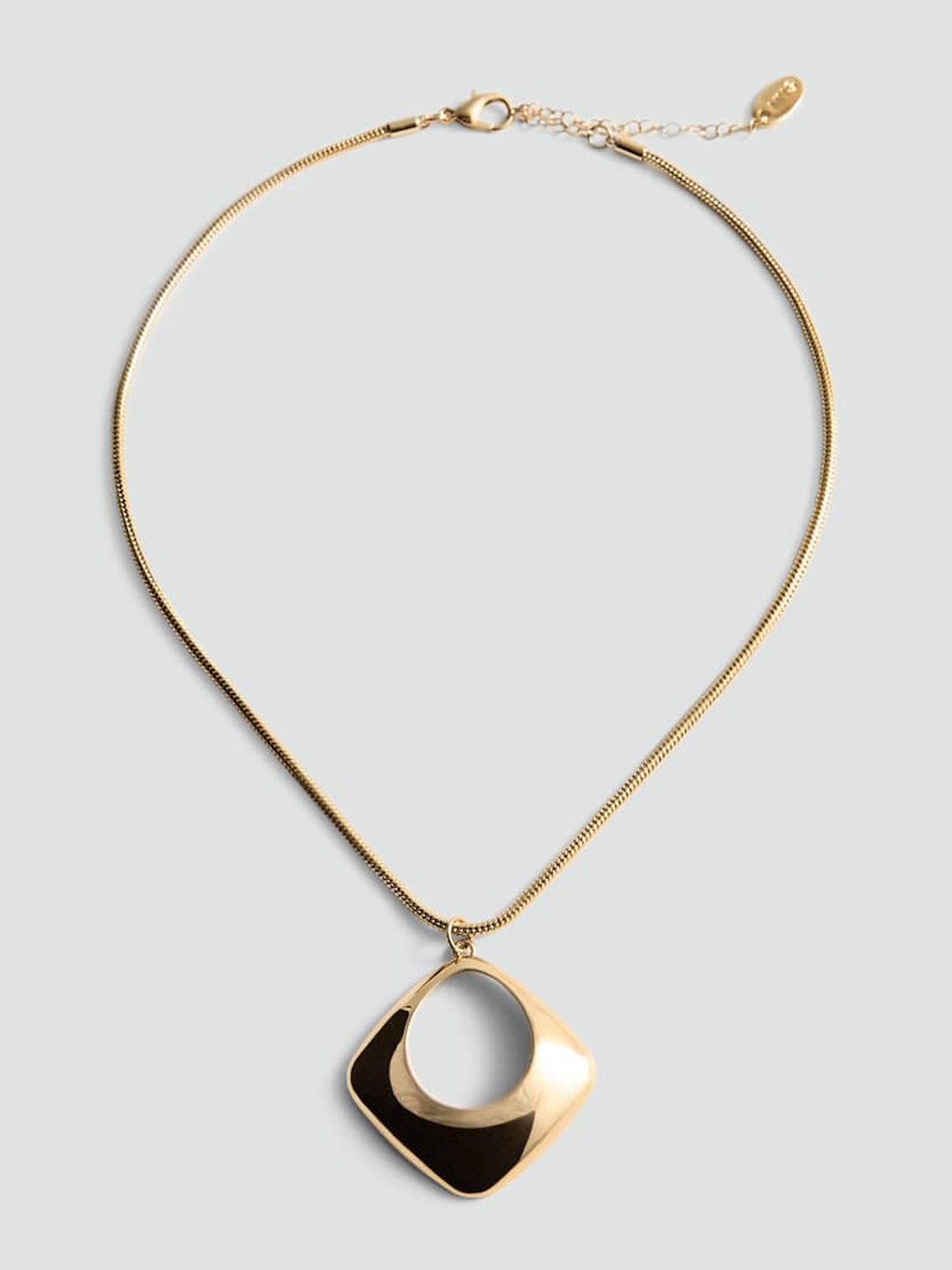 

MANGO Geometric Pendant Necklace, Gold