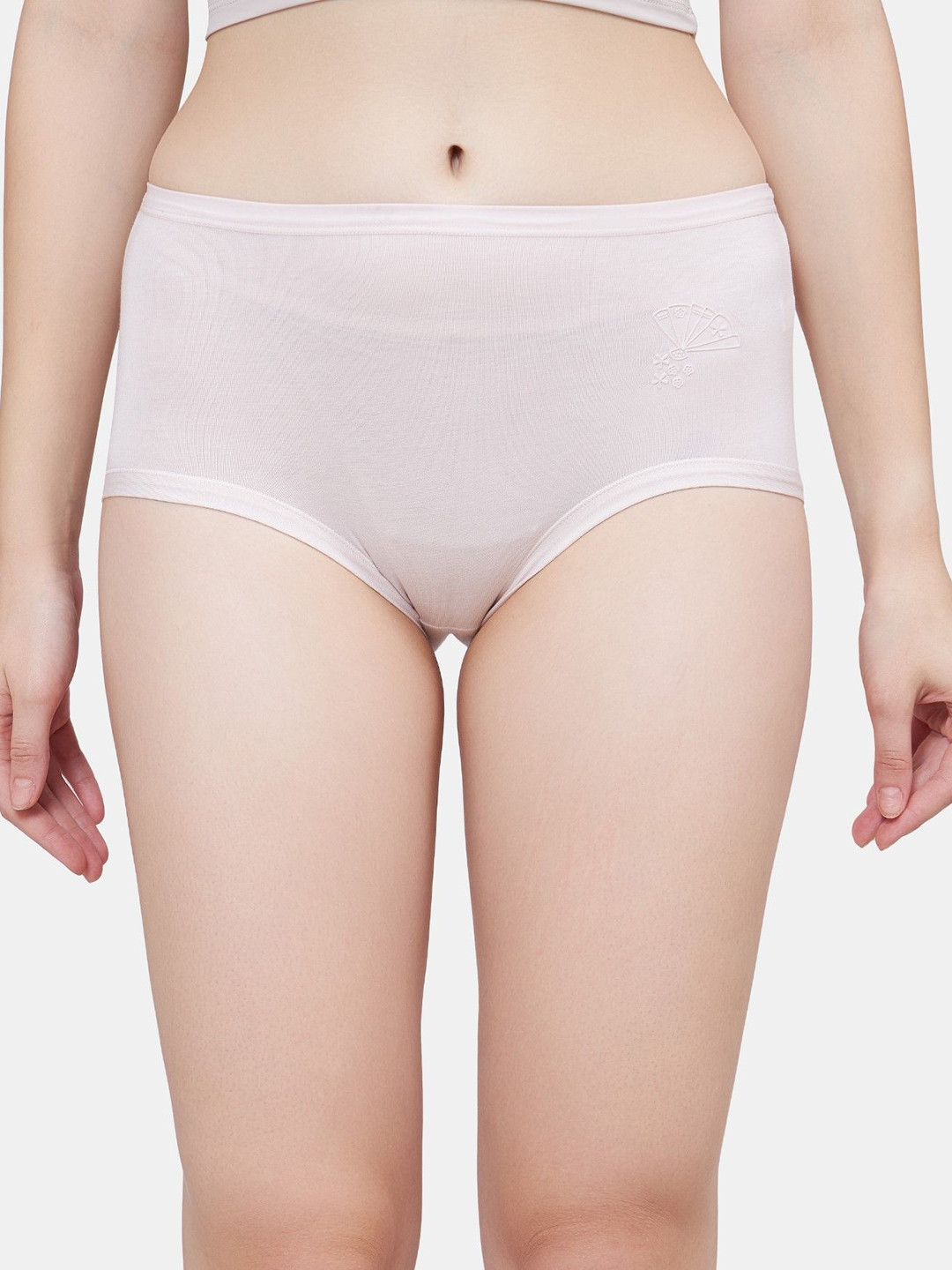 

PLUMBURY Mid-Rise Hipster Briefs-PLPANTY805BGS, Beige