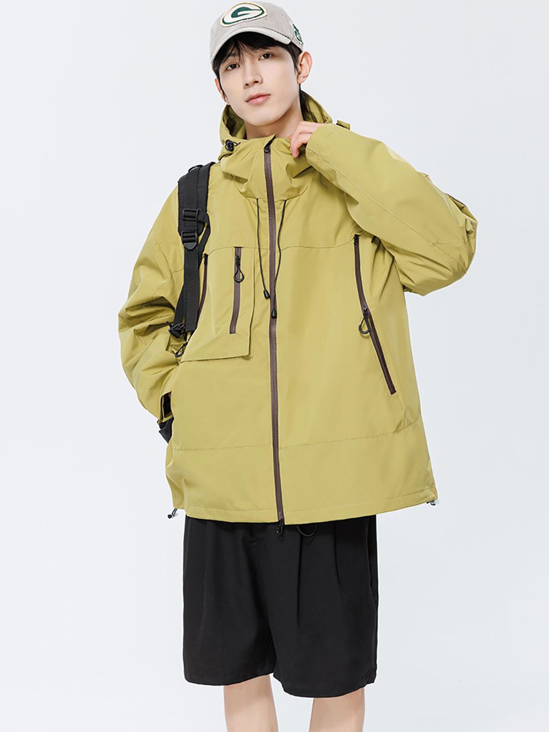 

StyleCast x Revolte Men Stand Collar Tailored Jacket, Yellow