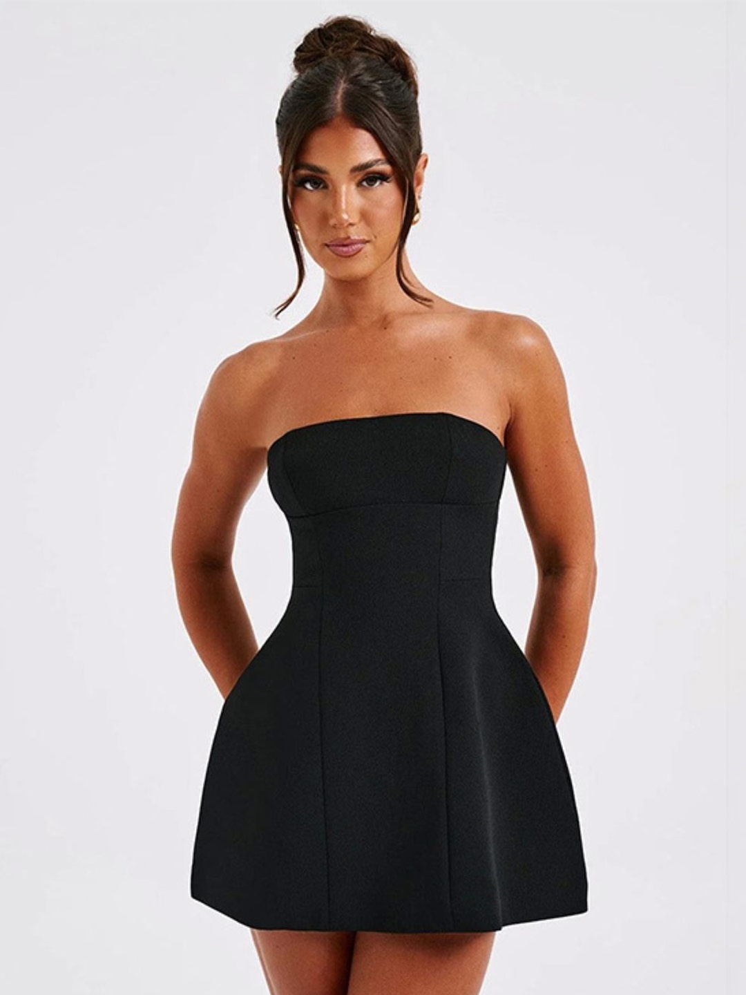 

StyleCast Women Off-Shoulder A-Line Dress, Black