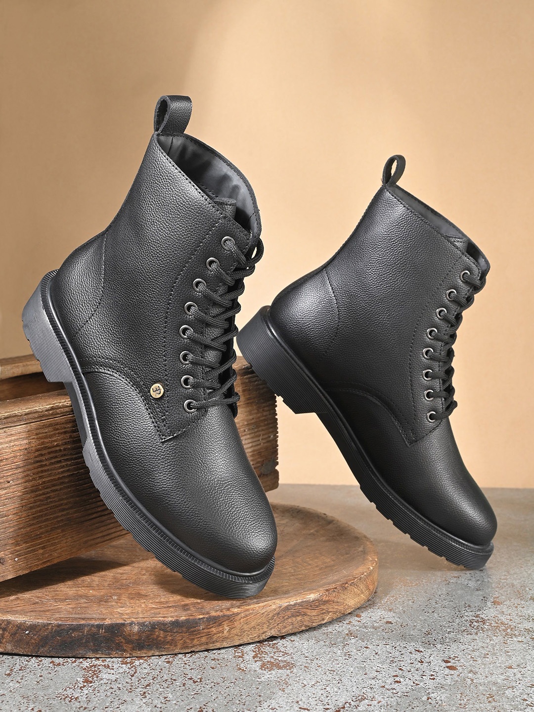 

El Paso Women Block-Heeled Regular Boots, Black