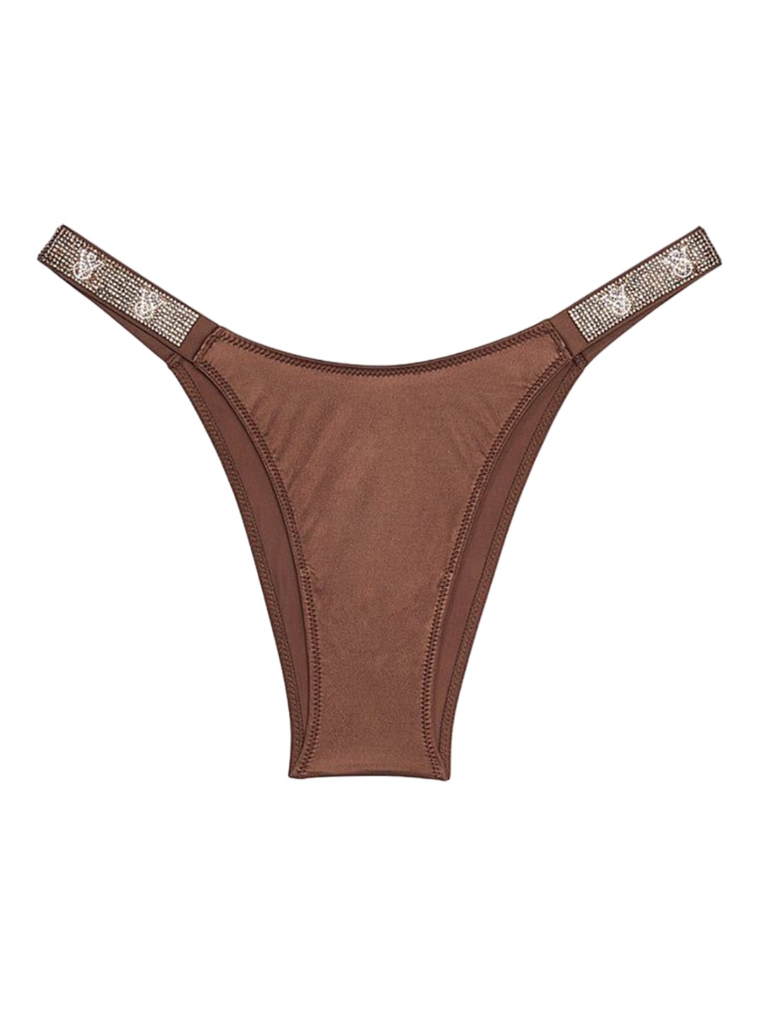 

Victoria's Secret Self-Design Low Rise Thong Briefs, Brown